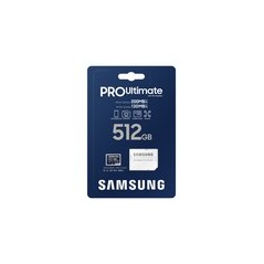 Samsung PRO Ultimate 512GB microSDXC - High-Speed 200MB/s Performance, Perfect for Storage and Media Handling